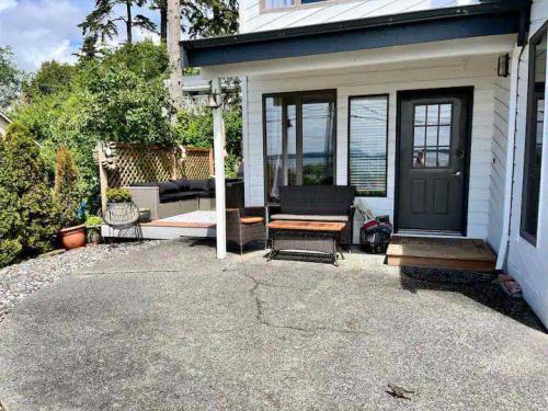 Lower level of house